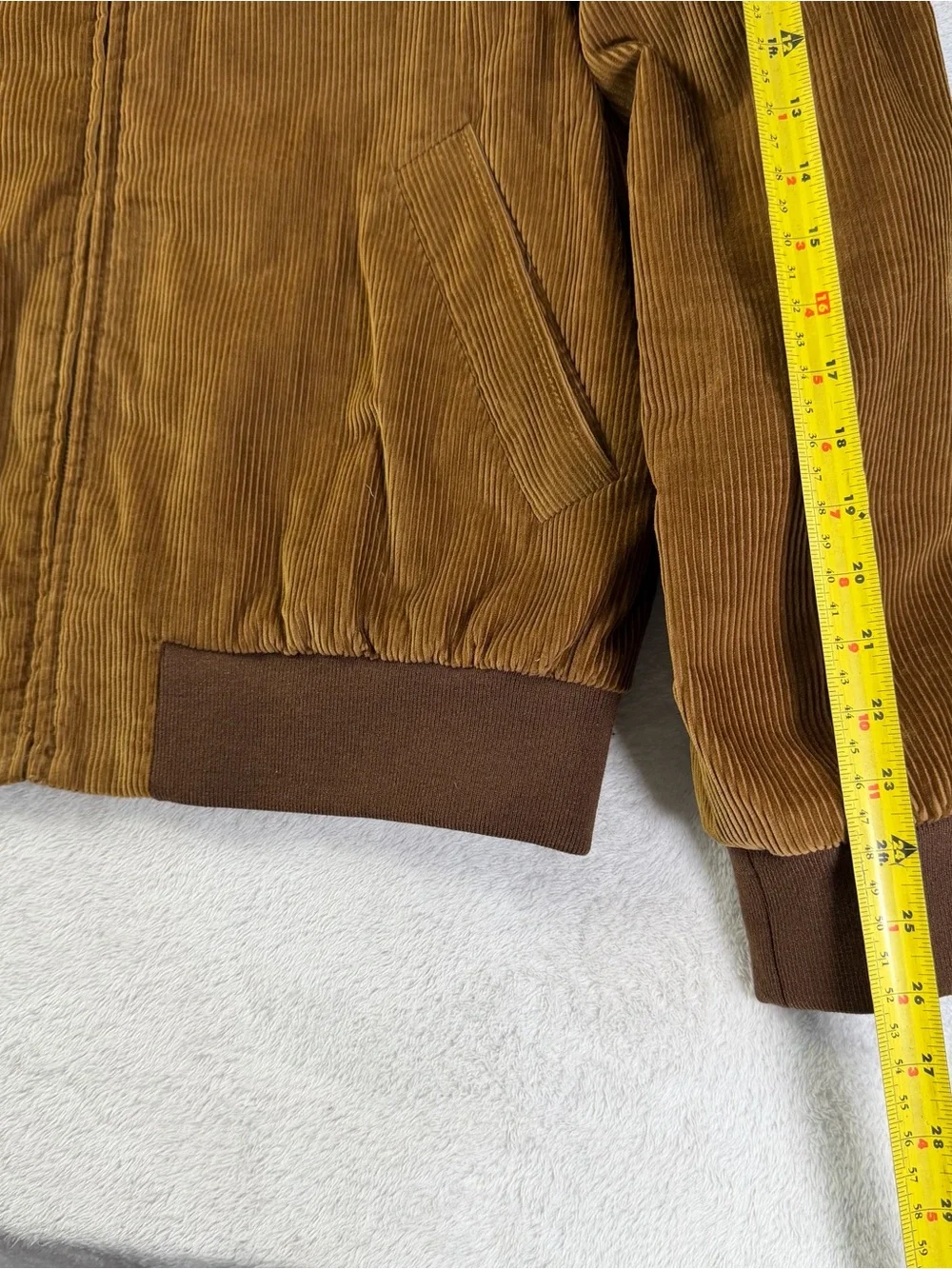 A.P.C. Paris Gilles Corduroy Sherpa Collar Bomber Jacket XXL Fits Men’s US XL